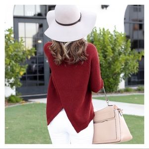 madewell • province cross-back pullover sweater